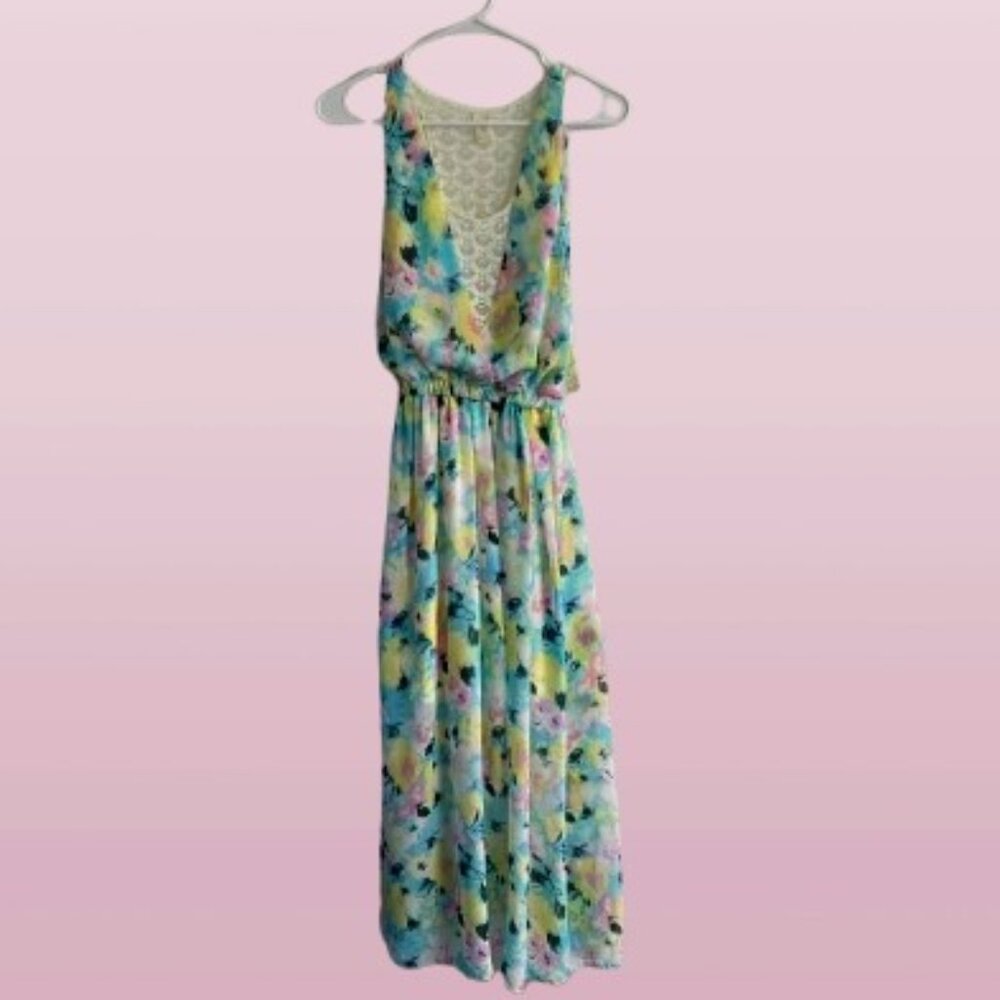 Colorful Pastel Sleeveless Dress